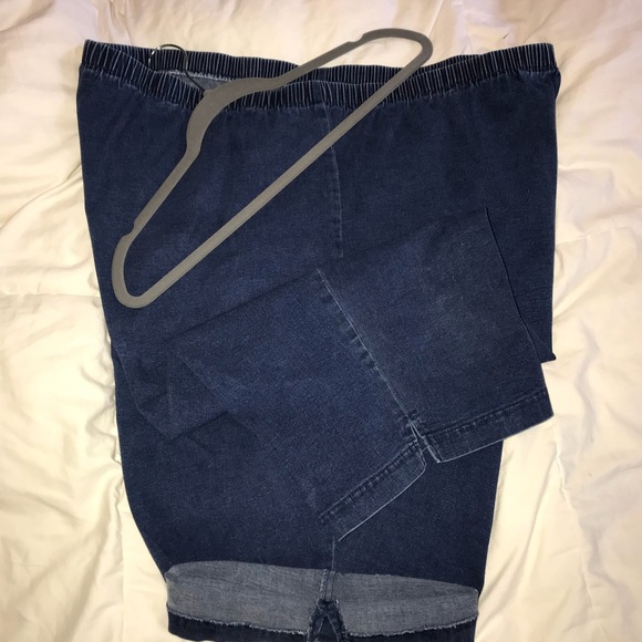 Capri Pants Dark Blue Denis Plus Size - Picture 3 of 4